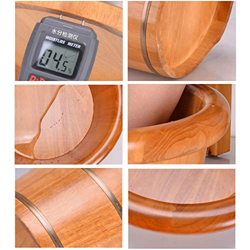 Baño de pies de madera maciza con masajeador miniatura 5
