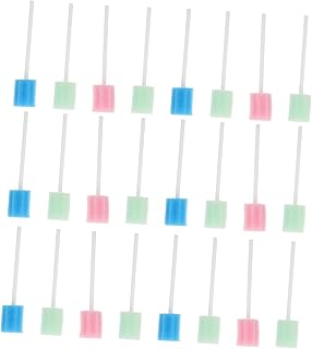 FRCOLOR 300 Peças Esponja Em Bastão Esponjas Para Maquillaje Cotonetes De Limpeza Bucal Cotonetes De Cuidados Bucais Esponjas De Beleza Esponjas De Maquiagem Escova De Dentes Cotonetes De