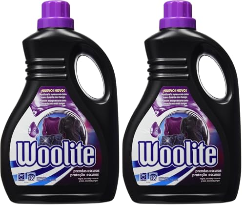 Woolite Detergente en Gel para Ropa Oscura (30 Dosis) - 1650ml (Paquete de 2)