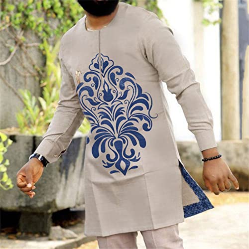 VIVICOLOR Mens African Clothing Wedding Suit Outfit Two Piece Outfits for Men African Traditional Outfits Clothing, X-Large2