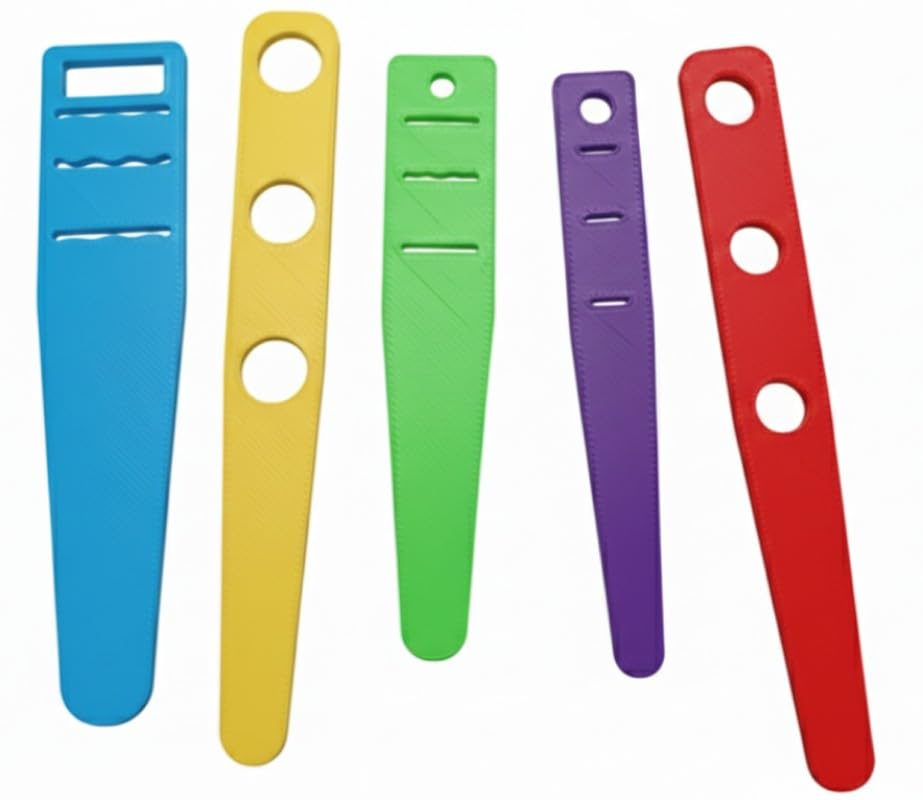 Bel Lastik Kordon İplik Takma Geçirme Aparatı 5 li Set