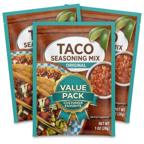 Taco Seasoning Mix, 1 oz, Original Mild, 3 Pack