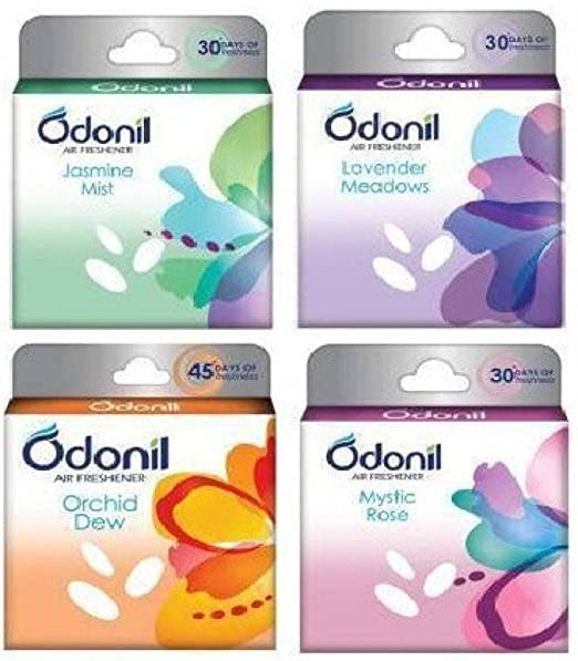 Odonil Bathroom Air Freshener Blocks Mixed Fragrances 50g Amazon.in
