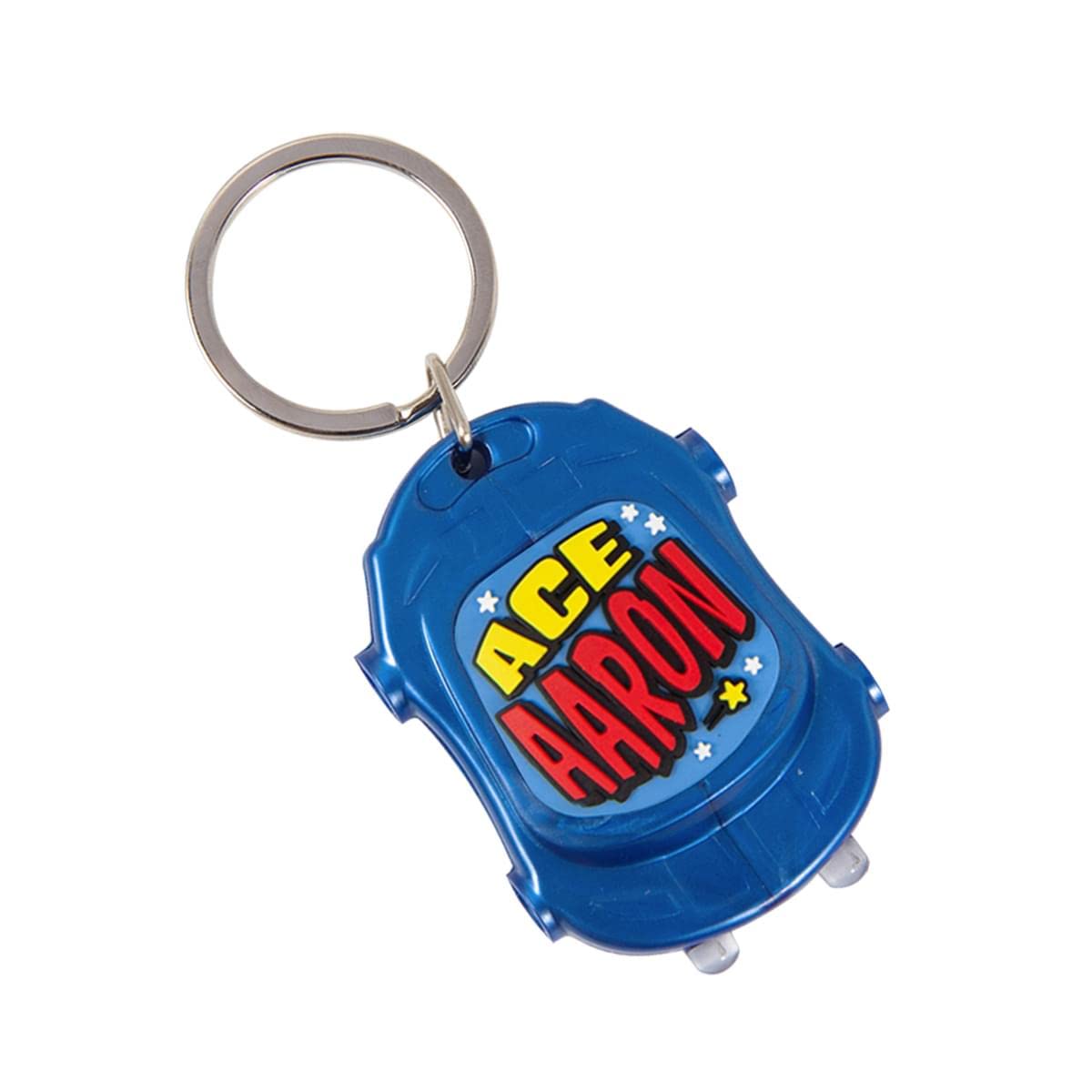 Personalised Keyring Twin Turbo Torch (Aaron)