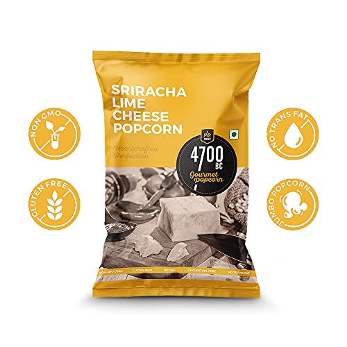 Image of 4700BC Sriracha Lime Cheese Popcorn, Pouch, 35g*4=140g (Pack of 4)