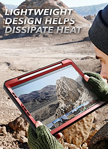 Image of SUPCASE for iPad Pro 12.9 inch Case 2022 /2021 /2020 with Pencil Holder Ruddy