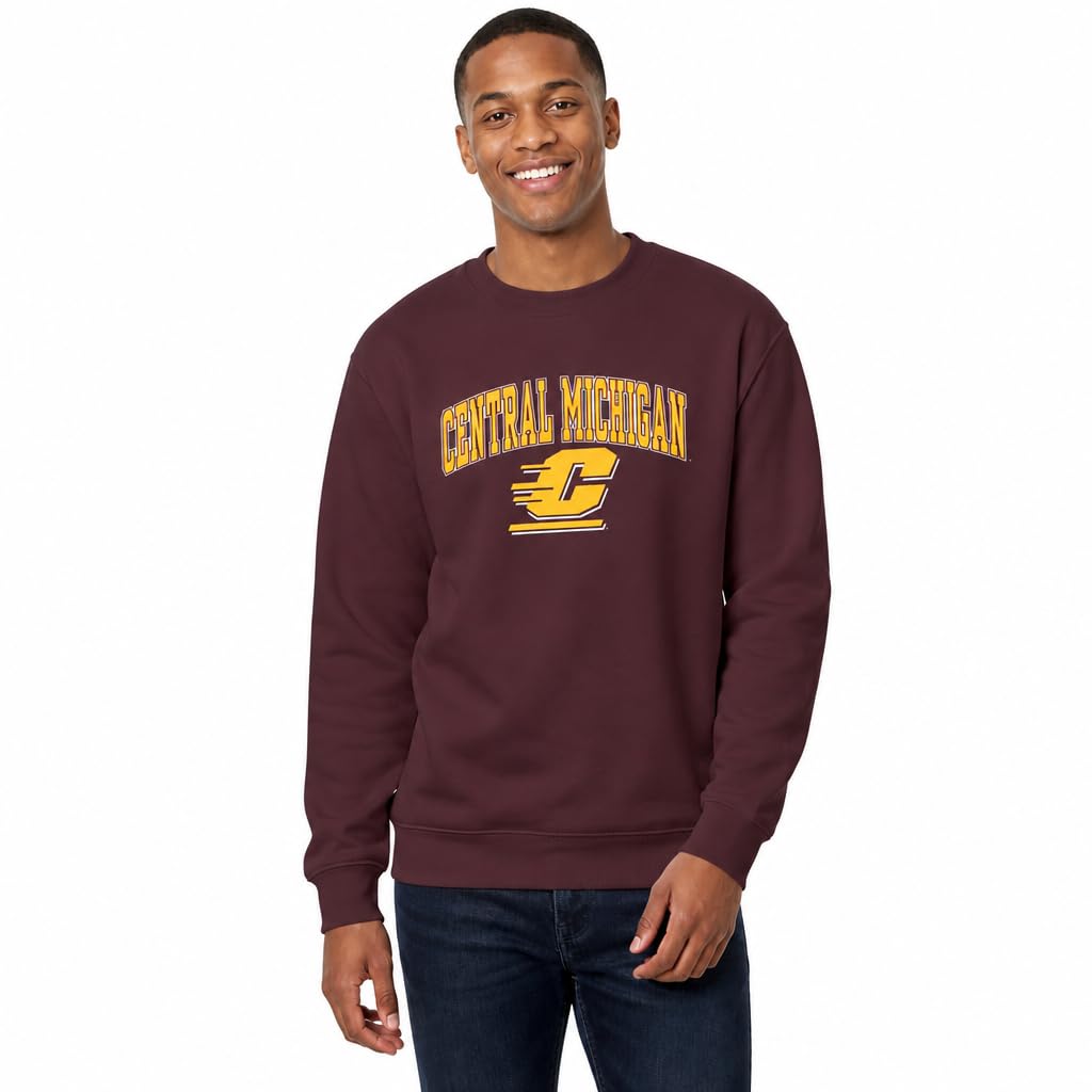 NCAA College Sweatshirt Fleece Crewneck Pullover for Men and Women
