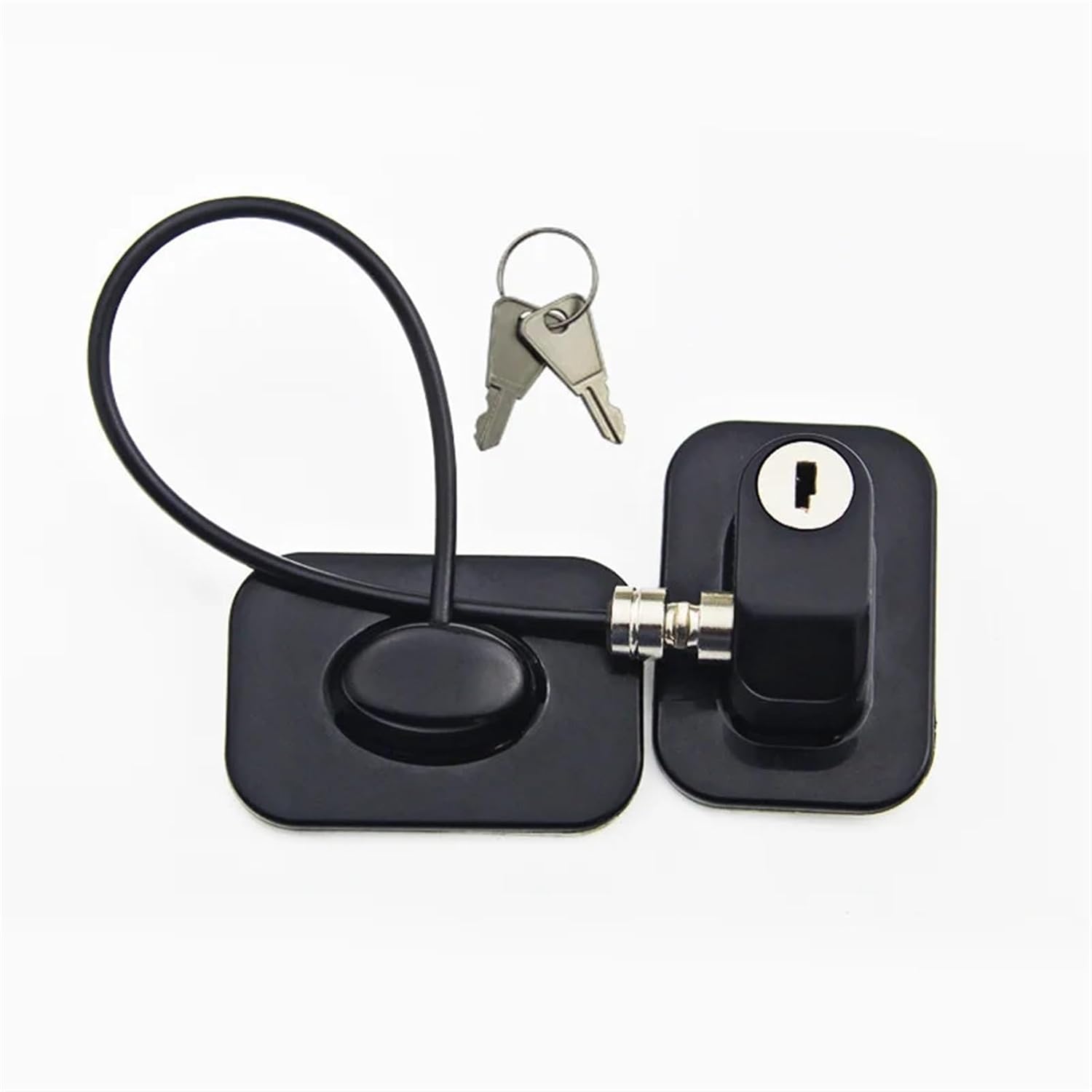 Window Restrictor Lock Protector Door Chain Sliding Door Cabinet Latch Limiter Home Hardware Accessories 1Pcs(Black)