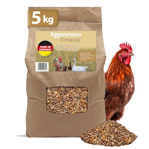 Eggersmann Körnerpick Nourriture pour Poules 5 kg - Mélange Premium de Graines Basic pour Poules, Oies & Canards