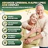 2PCS R Alpha Lipoic Acid Liquid Drops 600mg ALA Supplement Nerve Savior for Neuropathy for Nerve, Energy & Metabolism Support - Extra Strength with Turmeric, Selenium, C E & B12, Strawberry Flavor