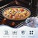 AKOLAFE 8 Pack Deep Dish Pizza Pan Personal Pizza Pan for Oven Round Pizza Plates Set Small Pizza Baking Sheet Non Stick Carbon Steel Pizza Platter Metal Pizza Trays for Serving Cooking Grilling 7Inch