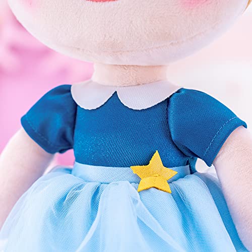 Gloveleya Star Girl Doll Baby Girl Gift Plush American Doll Blue 13" #TOP3
