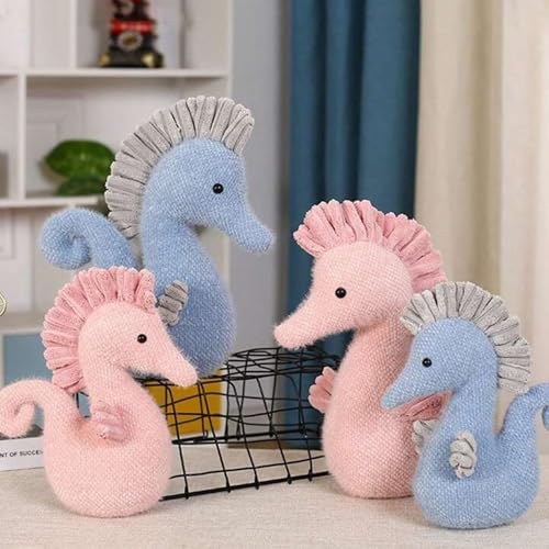 Image of Flufies Plush Toys - Snuggly and Aesthetic Stuff Plush Toys and Baby Toys - Soft Toys for Baby Girl and Baby Boy - Soft Toys for Girlfriend Gift (Sea Horse)