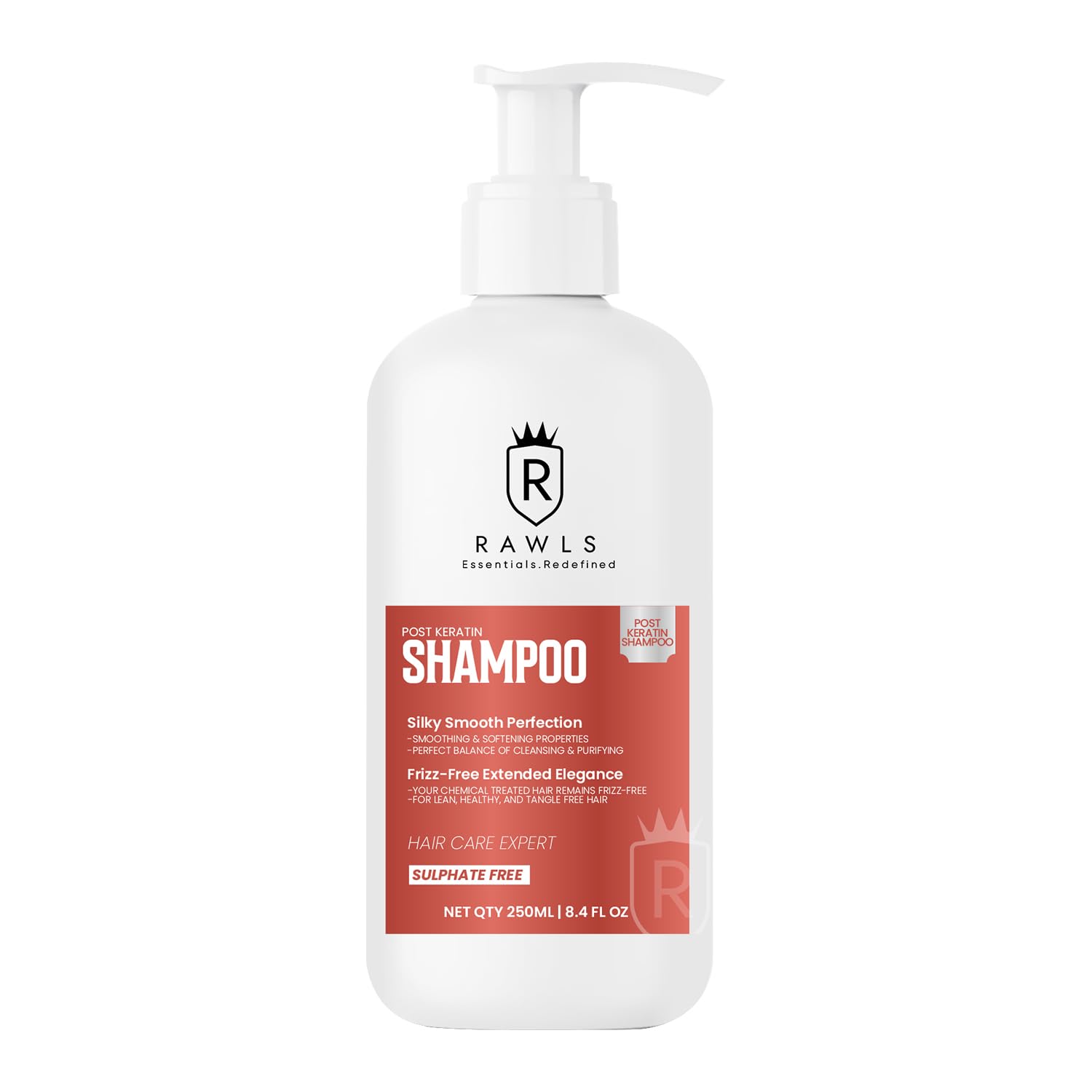 RAWLS Post Keratin Shampoo for Frizz & Tangle Free Hair, Shampoo for Chemical Treated Hair | Sulphate Free – 250 ml RAWLS Post Keratin Shampoo for Frizz & Tangle Free Hair, Shampoo for Chemical Treated Hair | Sulphate Free – 250 ml