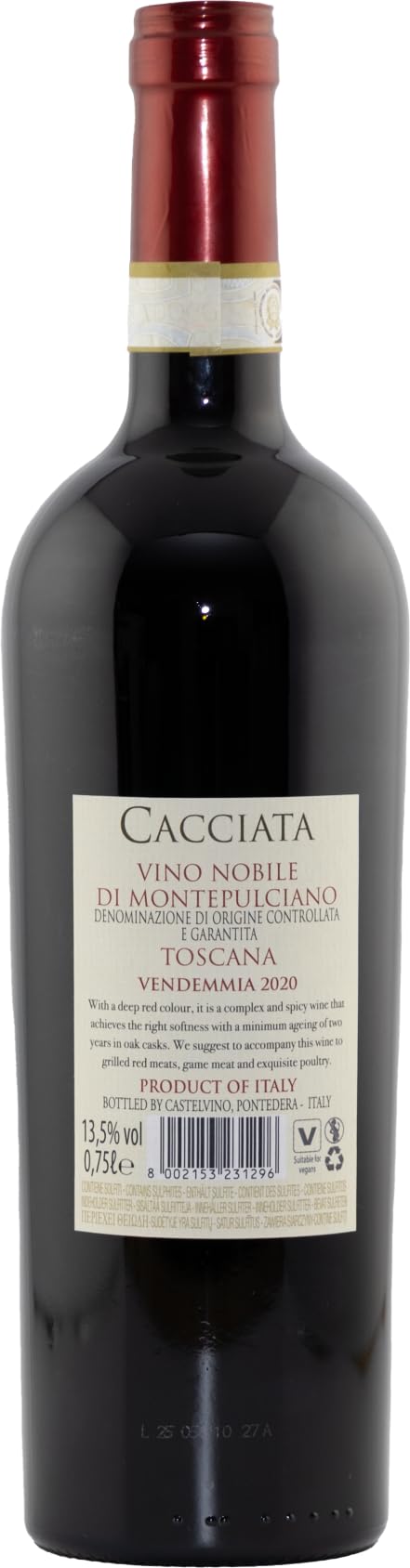 Vino Nobile di Montepulciano DOCG "Cacciata" Rotwein Toskana trocken (6 x 0.75l)