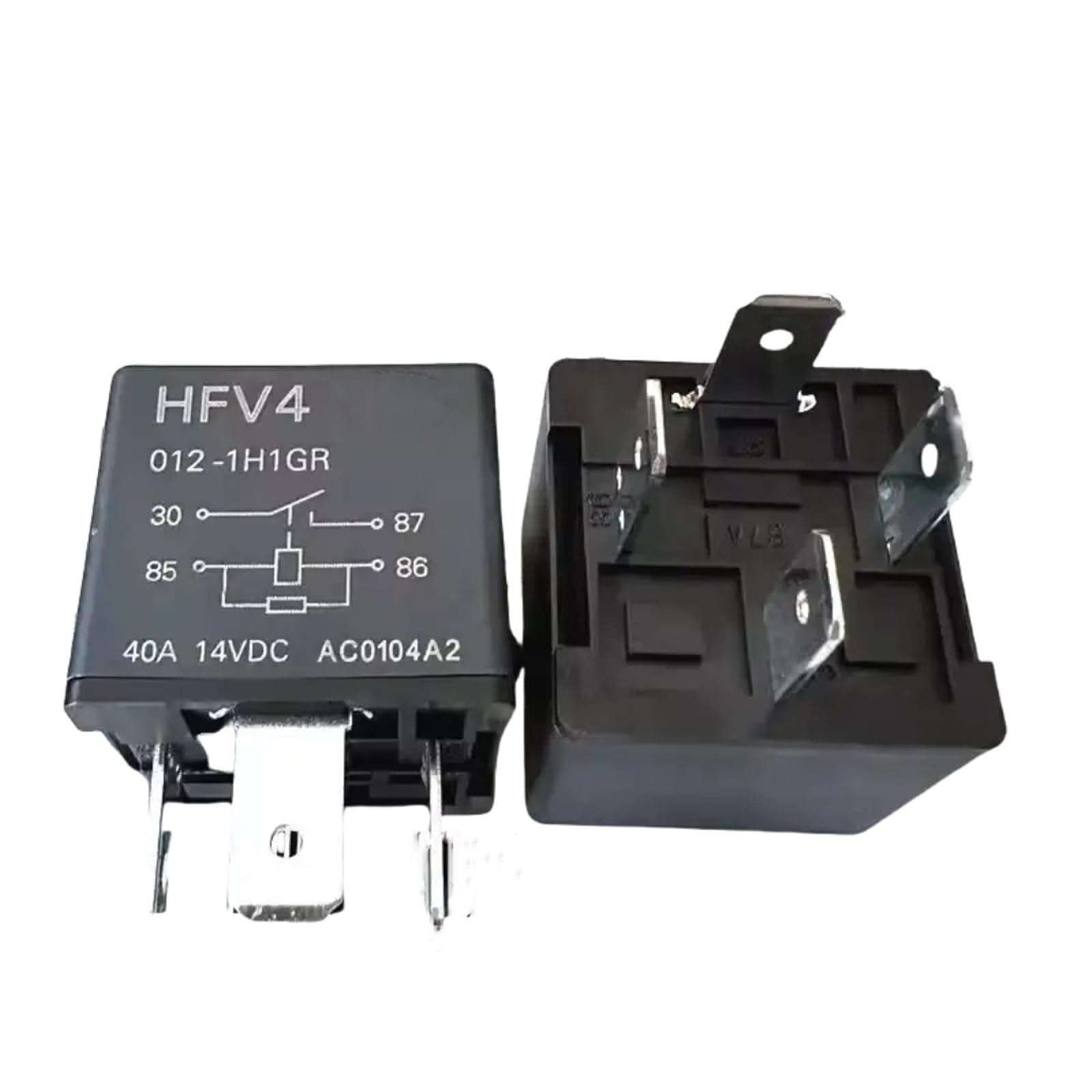 Relais automobile HFV4 012-1H1GR 12V 40A à 4 broches pour circuit électrique de voiture