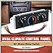 HVAC Climate Control Panel with Blower Motor Switch for Jeep Wrangler TJ 1999 2000 2001 2002 2003 2004 Replace 55037473AB