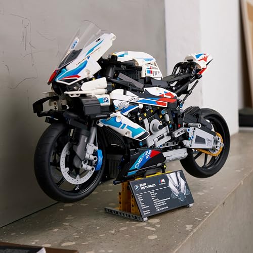 LEGO 42130 Technic BMW M 1000 RR Modèle Réduit de Moto Pour Adulte, Maquette Pour Construction et Exposition, Idée de Cadeau