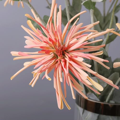 Chrysanthème griffe de crabe multicolore fleur simulée pour décoration maison - 5