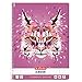 Produktbild herlitz 50027804 Spiralblock A4, 80 Blatt, liniert, Motiv: Wild Animals Luchs, 1 Stück