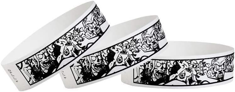 WristCo Zombies 3/4 inch Tyvek Wristbands 500 Count