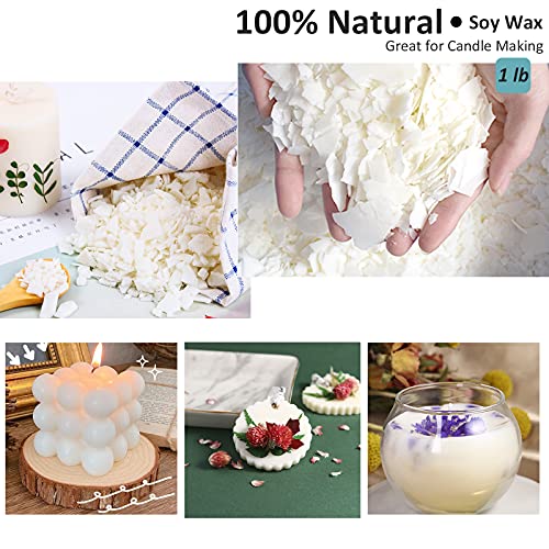 Coolcrafts Soy Wax Flakes Candle Wax Soy Wax For Candle Making - 1 Lb #TOP2