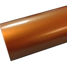 ORACAL 12" x 10 Ft Roll of Glossy 651 Metallic Copper Vinyl for Craft Cutters and Vinyl Sign Cutters