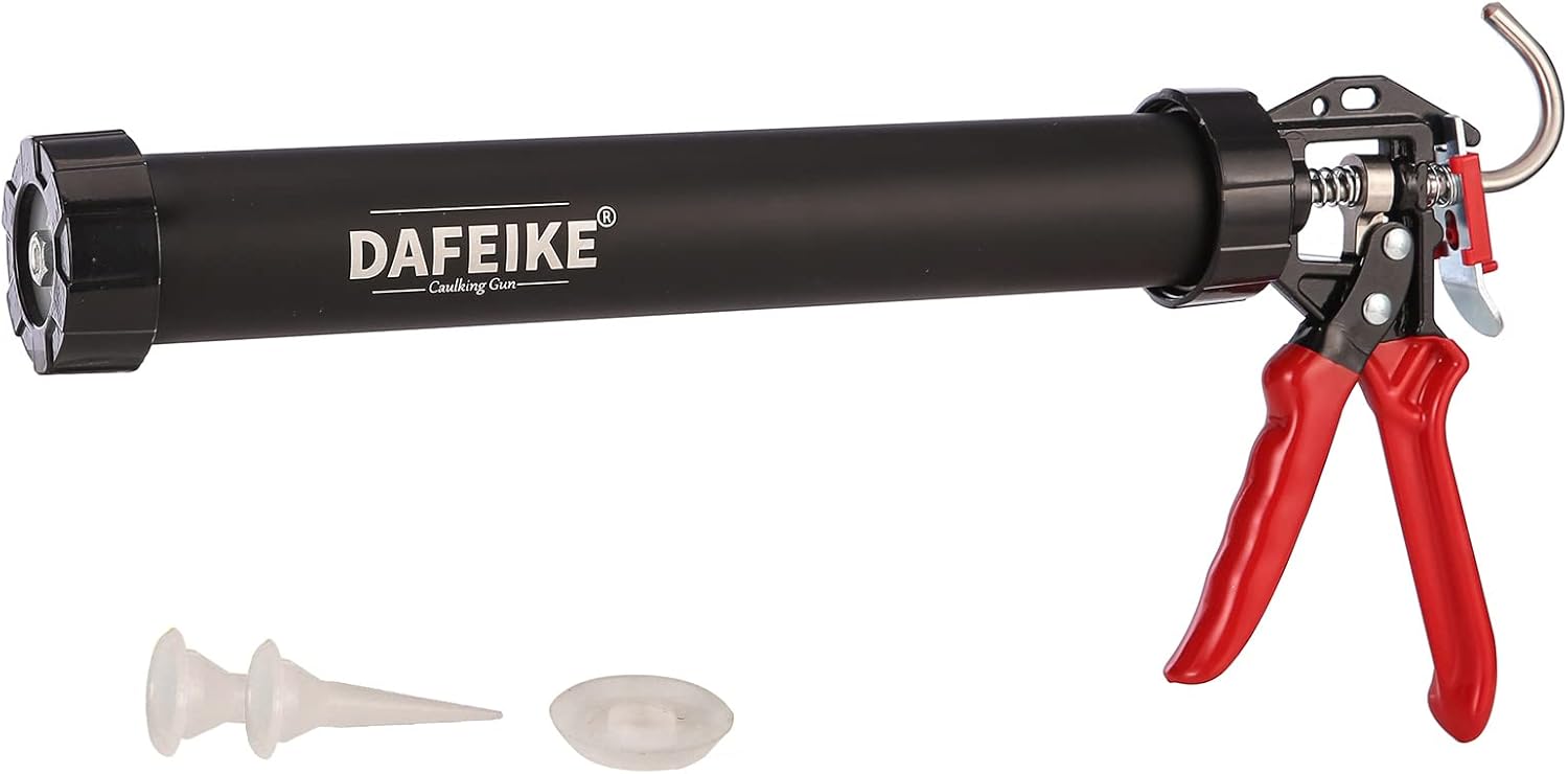 DAFEIKE Sausage Caulking Gun 20 oz (600ml) Sausage Caulk Gun Foil Pack