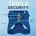 Best Pet Supplies Voyager Step-in Air Harness - All Weather Mesh, Reflective, No Pull Harness for Dogs, Cats - Secure with Hook & Loop Fastener, Buckle, Double D-Rings - Royal Blue, L