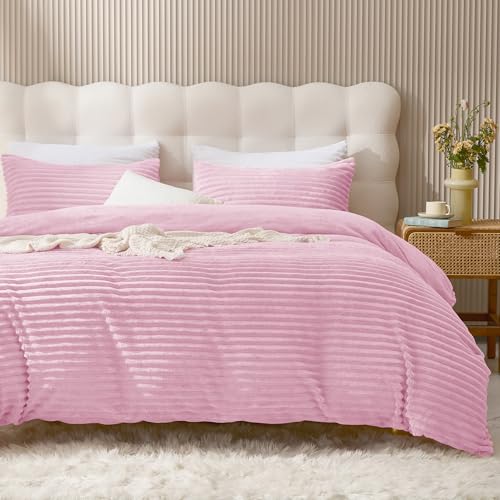 JELLYMONI Plush Duvet Cover Set