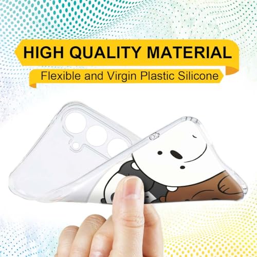 Image of Fashionury Silicone Designer Printed Back Case Cover for Samsung Galaxy S23 FE 5G -D2068