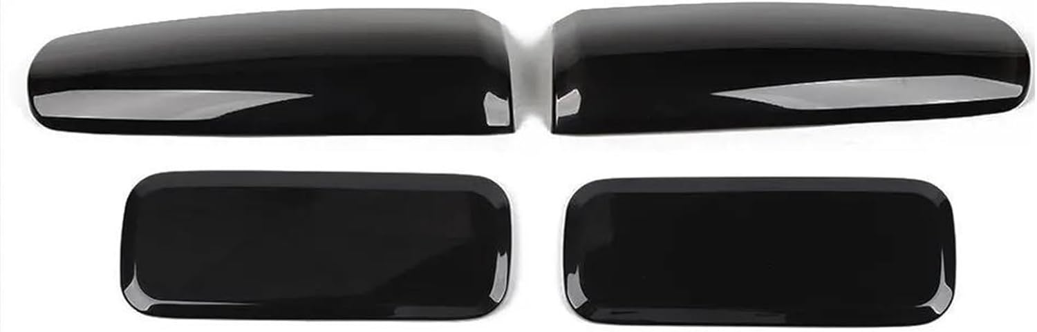 Car Rear Light Cover Trims Lamp Hoods Fits for Suzuki for Jimny 2007-2017 Car Tail Light Rear Fog Decoration Cover Trim Kit Exterior Accessories Taillight Guard Cover(Rear Fog B)(4 pc A)