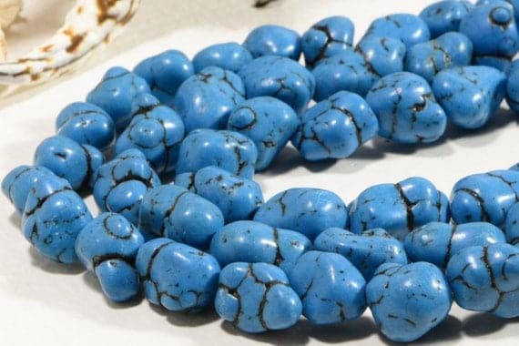 Magnésite LKBEADS perles pour bijoux fil 15 pouces apprêts de joaillerie