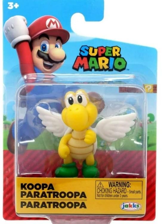 Super Mario 2.5" Mini Action Figure - Packaging May Vary (Koopa Paratroopa), 2.5 inches