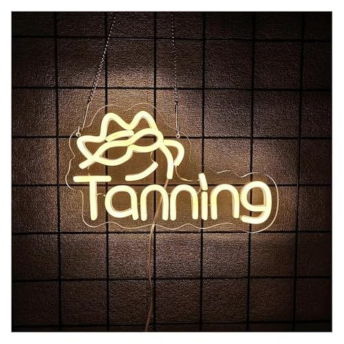 Néon Tanning réglable pour créer une ambiance estivale en salon de bronzage