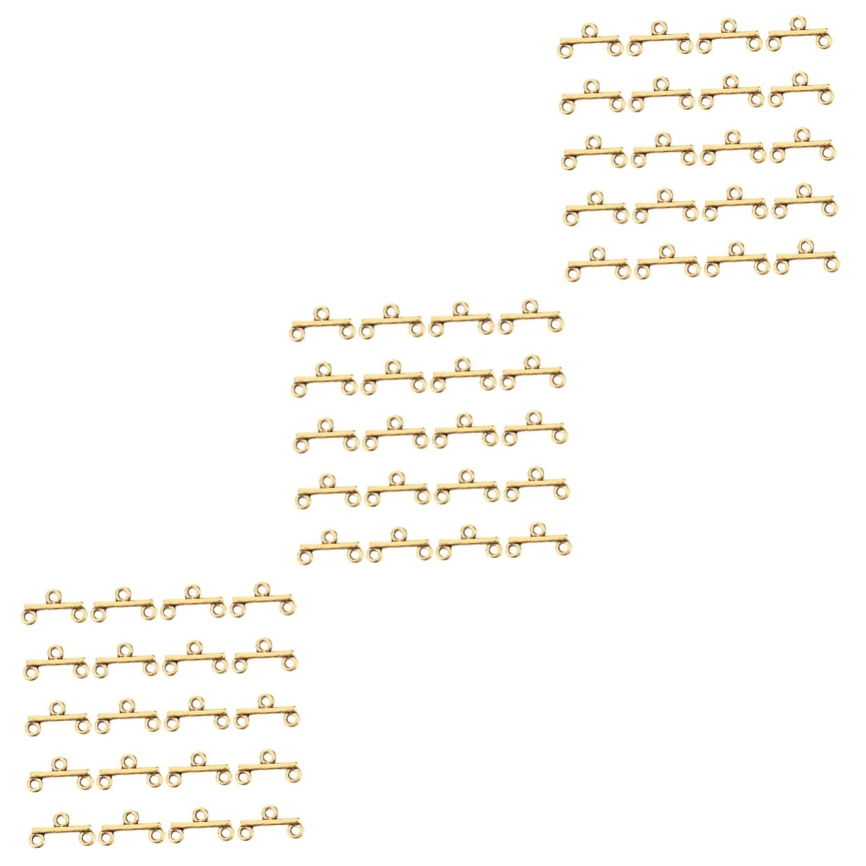 NUOBESTY 300pezzi Chiusure Per Gioielli Connettori Per Collane e Bracciali Accessori Fai Da Te Per Creazioni Artigianali