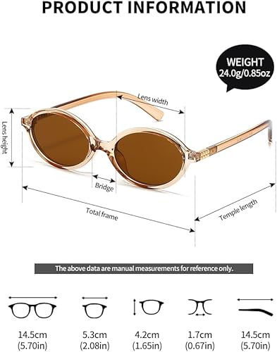 Miniatura 2 de Gafas de sol de metal ovaladas de diseño retro para mujer, estilo moderno