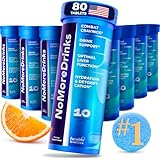 NoMoreDrinks Anti Alcohol Craving Supplement | Liver Detox & Combat Cravings | Energy Support Alcohol Replacement Drink | Organic Milk Thistle Supplement & Dandelion Root & 5HTP | (80) Energy Pills