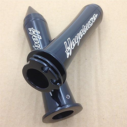 Miniatura 3 de HTTMT TRHB119-Hayabusa-BK - Puños de manillar personalizados de 78 pulgadas 0866in compatibles con Suzuki Gsxr 1300 R Hayabusa