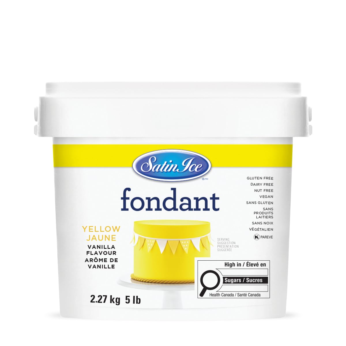 Satin Ice Black Fondant, Vanilla, 1 Kilogram — view 23
