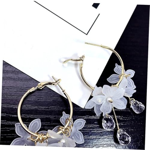Accesorios para hacer joyería DIY con 96 piezas de argollas y aros para aretes redondos 3
