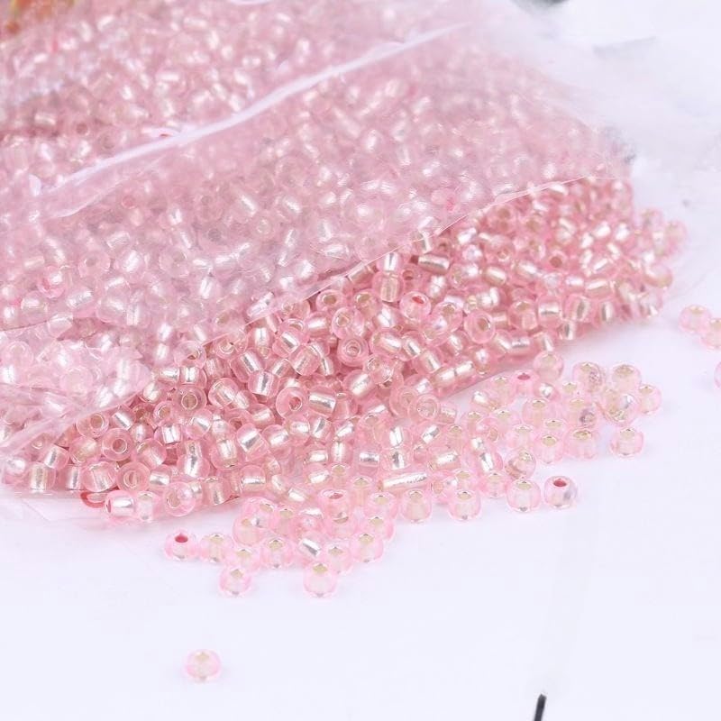 10000 szt. 4 mm jezioro niebieskie szklane koraliki nasiona do produkcji biżuterii małe koraliki kucyk koraliki ryżowe Mnin nasiona koraliki do bransoletki DIY rzemiosło kolczyk DIY