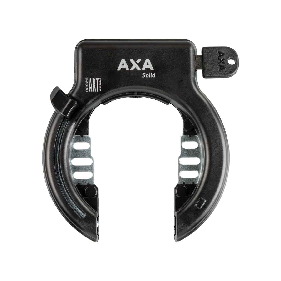 AXA Solid Rahmenschloss – Sicherheitsstufe 10 – Breite Öffnung 57 mm – Schlüssel nicht abziehbar – Schwarz