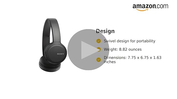 Amazon.com: Sony - WH-CH510 Wireless Headphones - Black
