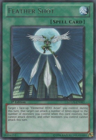 Amazon.com: YU-GI-OH! - Feather Shot (LCGX-EN083) - Legendary Collection  2-1st Edition