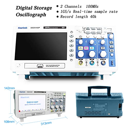 Image of DSO5102P Original USB Digital Storage Oscilloscope 2 Channels 100MHz 1GSa /s Oscilloscope