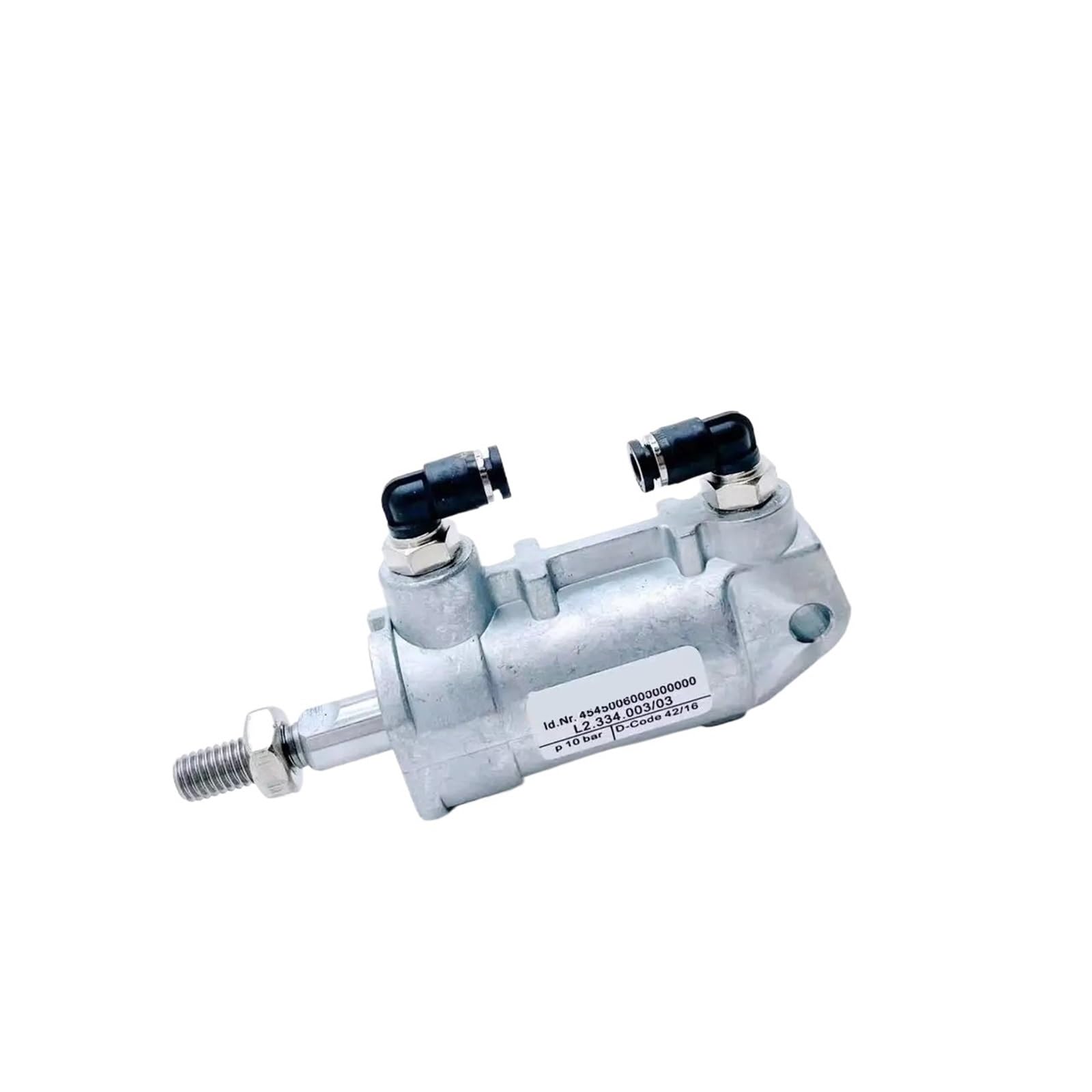 Vérin pneumatique L2.334.003 avec tête interchangeables en cuivre et plastique