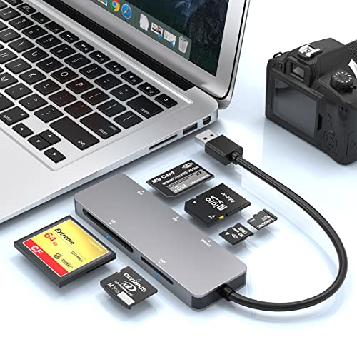Nedis Lettore Di Schede Multicard USB 3.0 – 5 Gbit/s, Compatto E Veloce
