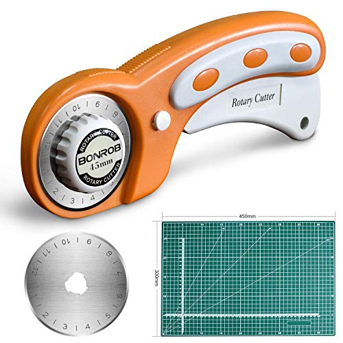 Cortador Rotativo con Cuchillas Rotatorias 45 mm,Corte de Autocuración Mat 3045CM de...