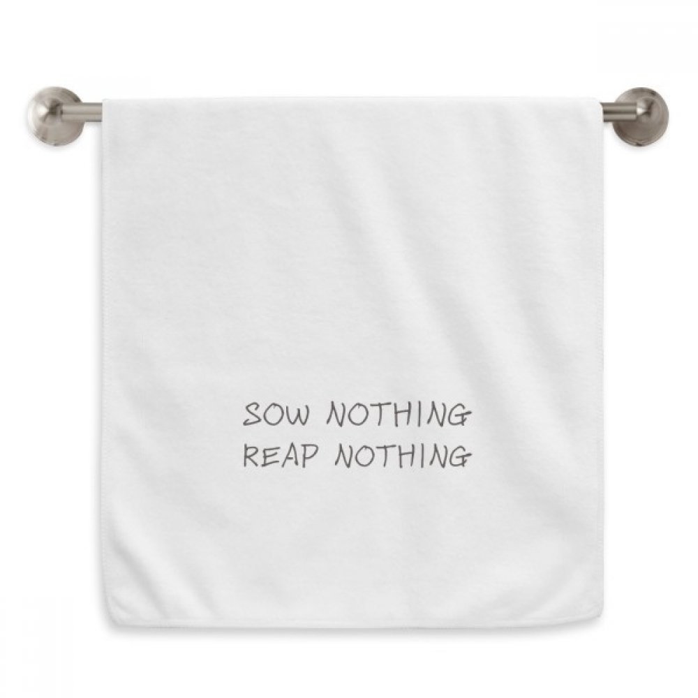 Serviettes moelleuses Citation Sow Rien Rien de 13X29 pouces en coton blanc